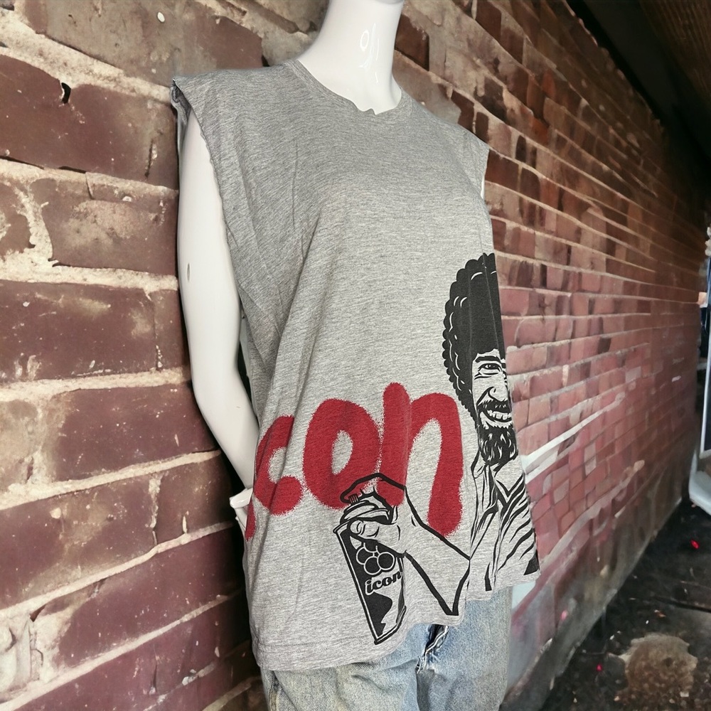 icon : Bob Ross sleeveless tee